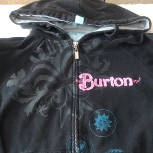 Burton three quarter sleeved hoodie. P1348